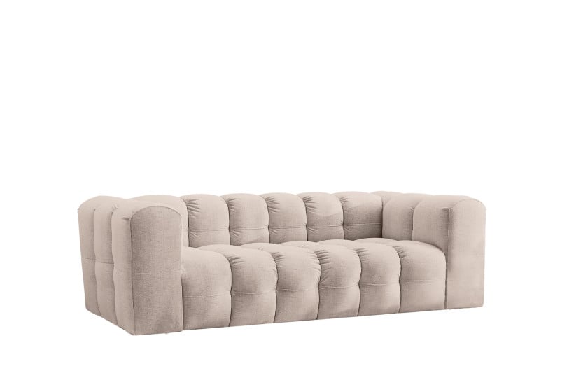 Sofa 3-osobowa, Kanapa BALOO, tkanina Szenil, Beżowy 754083