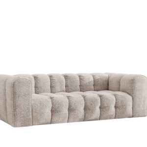 Sofa 3-osobowa, Kanapa BALOO, tkanina Szenil + Bukla, Ecru 754079