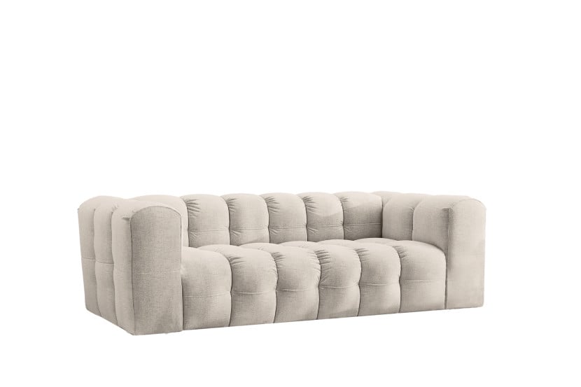 Sofa 3-osobowa, Kanapa BALOO, tkanina Szenil, Ecru 754072