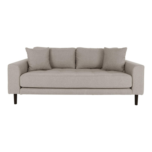 Sofa 3-osobowa Lido beżowa bukowe nogi w stylu skandynawskim 659870