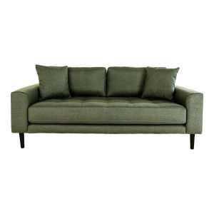Sofa 3-osobowa Lido oliwkowa zieleń drewniane nogi z buku 659878 Sofa 3-osobowa Lido oliwkowa zieleń drewniane nogi z buku 659878
