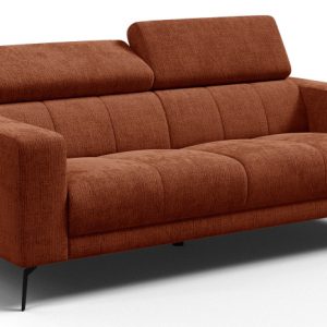 Sofa 3 osobowa MORELLO, ciemnopomarańczowa 801413 Sofa 3 osobowa MORELLO, ciemnopomarańczowa 801413
