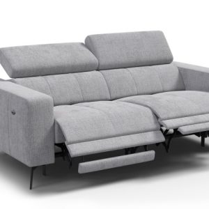 Sofa 3 osobowa MORELLO, jasnoszara, 2 x Relax Zero Gravity 801390 Sofa 3 osobowa MORELLO, jasnoszara, 2 x Relax Zero Gravity 801390
