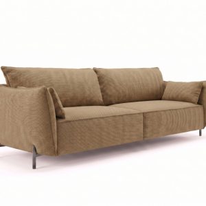 Sofa 3-osobowa na taras i ogród, tkanina Sunlight, Toffee, SUNMEE 1059374 Sofa 3-osobowa na taras i ogród, tkanina Sunlight, Toffee, SUNMEE 1059374