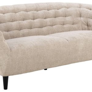 Sofa 3-osobowa Ria beżowa Juto 4 191x84x78 cm pikowana 647417 Sofa 3-osobowa Ria beżowa Juto 4 191x84x78 cm pikowana 647417