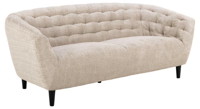 Sofa 3-osobowa Ria beżowa Juto 4 191x84x78 cm pikowana 647417