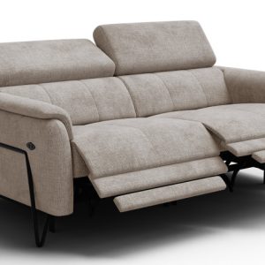 Sofa 3 osobowa RODEN, 2 x Relax Zero Gravity, beżowa 801362 Sofa 3 osobowa RODEN, 2 x Relax Zero Gravity, beżowa 801362