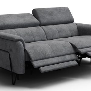 Sofa 3 osobowa RODEN, 2 x Relax Zero Gravity, ciemnoszara 801388 Sofa 3 osobowa RODEN, 2 x Relax Zero Gravity, ciemnoszara 801388
