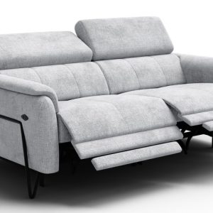 Sofa 3 osobowa RODEN, 2 x Relax Zero Gravity, jasnoszara 801401 Sofa 3 osobowa RODEN, 2 x Relax Zero Gravity, jasnoszara 801401