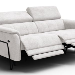 Sofa 3 osobowa RODEN, 2 x Relax Zero Gravity, kremowa 801350 Sofa 3 osobowa RODEN, 2 x Relax Zero Gravity, kremowa 801350