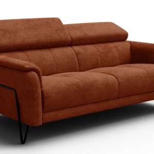 Sofa 3 osobowa RODEN, ciemnopomarańczowa 801353 Sofa 3 osobowa RODEN, ciemnopomarańczowa 801353