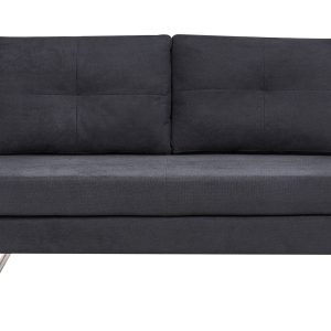 Sofa 3-osobowa rozkładana czarna 775342 Sofa 3-osobowa rozkładana czarna 775342