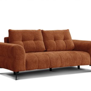 Sofa 3 osobowa SALVINI, pomarańczowa 805664 Sofa 3 osobowa SALVINI, pomarańczowa 805664