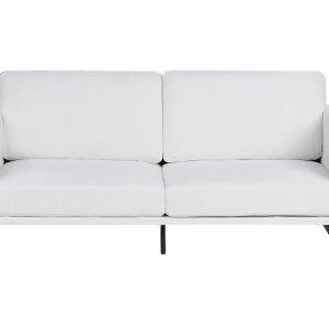 Sofa 3-osobowa tapicerowana biała 647896 Sofa 3-osobowa tapicerowana biała 647896
