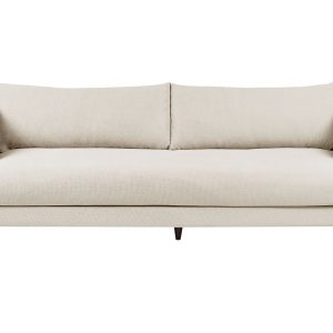 Sofa 3-osobowa tapicerowana jasnobeżowa 451660 Sofa 3-osobowa tapicerowana jasnobeżowa 451660