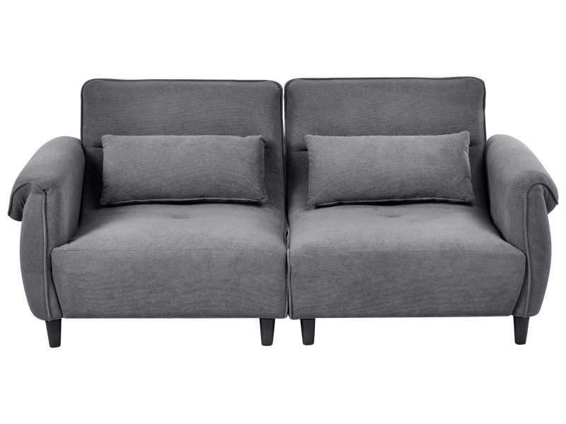 Sofa 3-osobowa tkanina ciemnoszara 806431