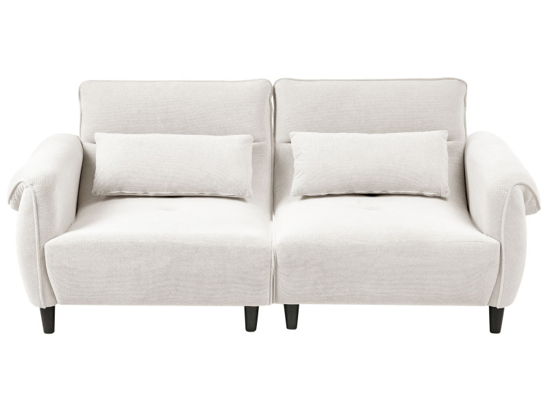Sofa 3-osobowa tkanina złamana biel 806465