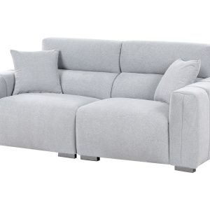 Sofa 3 osobowa z poduszkami błękitna 597700 Sofa 3 osobowa z poduszkami błękitna 597700