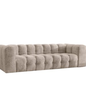 Sofa 4-osobowa, Kanapa BALOO, tkanina Szenil + Bukla, Beżowy 753911 Sofa 4-osobowa, Kanapa BALOO, tkanina Szenil + Bukla, Beżowy 753911