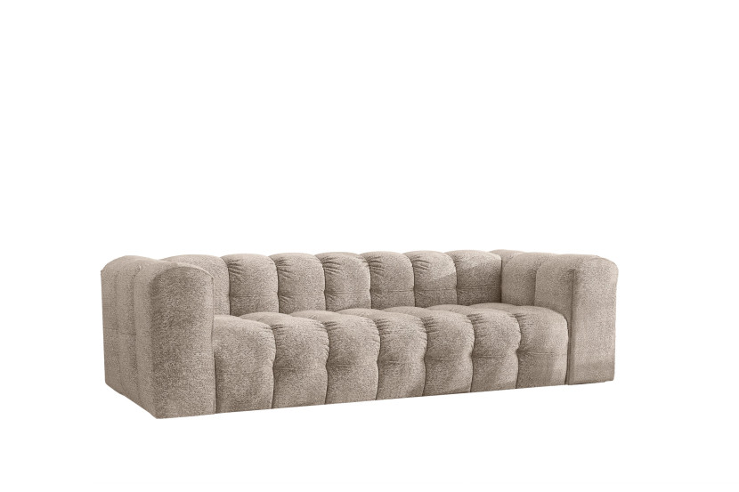 Sofa 4-osobowa, Kanapa BALOO, tkanina Szenil + Bukla, Beżowy 753911