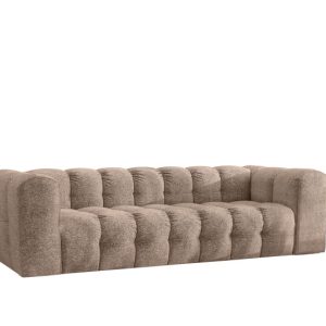 Sofa 4-osobowa, Kanapa BALOO, tkanina Szenil + Bukla, Ciemnobeżowy 753910 Sofa 4-osobowa, Kanapa BALOO, tkanina Szenil + Bukla, Ciemnobeżowy 753910