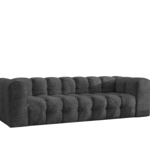 Sofa 4-osobowa, Kanapa BALOO, tkanina Szenil + Bukla, Grafitowy 753912 Sofa 4-osobowa, Kanapa BALOO, tkanina Szenil + Bukla, Grafitowy 753912