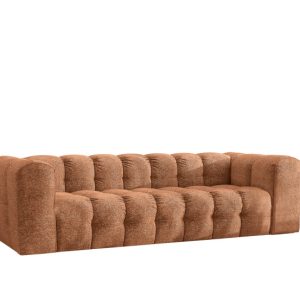Sofa 4-osobowa, Kanapa BALOO, tkanina Szenil + Bukla, Pomarańczowy 753908 Sofa 4-osobowa, Kanapa BALOO, tkanina Szenil + Bukla, Pomarańczowy 753908