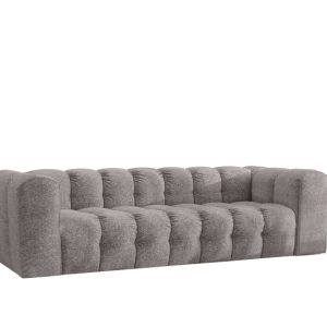 Sofa 4-osobowa, Kanapa BALOO, tkanina Szenil + Bukla, Szary 753906 Sofa 4-osobowa, Kanapa BALOO, tkanina Szenil + Bukla, Szary 753906