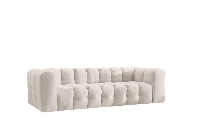 Sofa 4-osobowa, Kanapa BALOO, tkanina Szenil, Ecru 754092