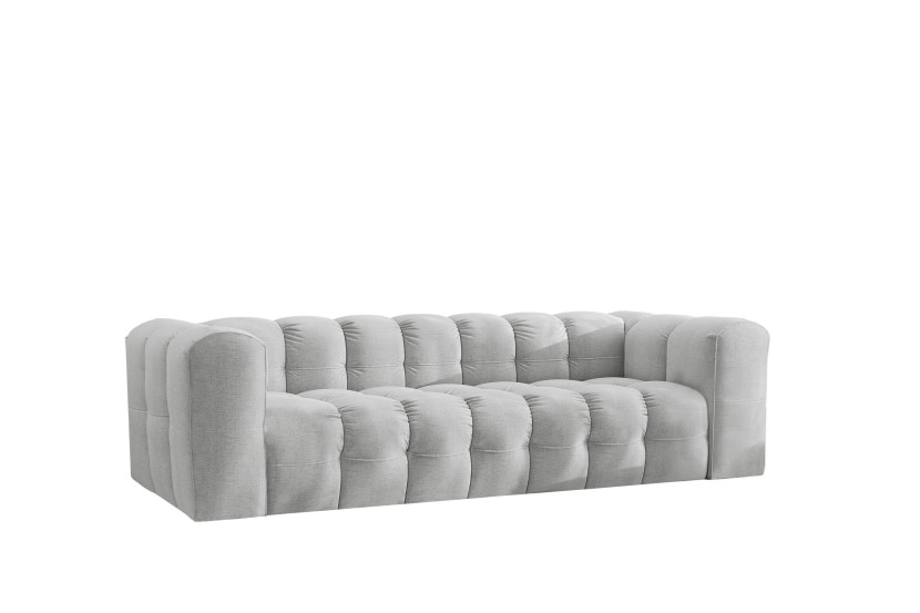 Sofa 4-osobowa, Kanapa BALOO, tkanina Szenil, Jasnoszary 754088
