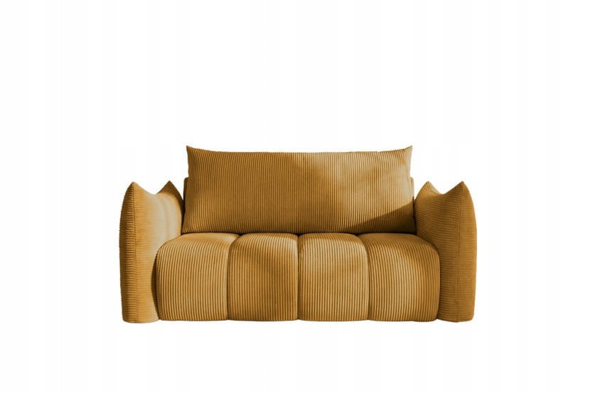 Sofa amerykanka Flo, z funkcją spania, dla dzieci, Poso, musztarda (01) 915436