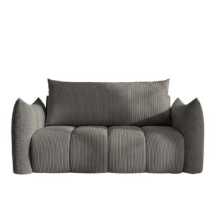 Sofa amerykanka Flo, z funkcją spania, dla dzieci, Poso, szary (22) 915428 Sofa amerykanka Flo, z funkcją spania, dla dzieci, Poso, szary (22) 915428