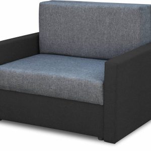 Sofa amerykanka rozkładana Tedi 1 Czarna/Grafitowa 195526 Sofa amerykanka rozkładana Tedi 1 Czarna/Grafitowa 195526