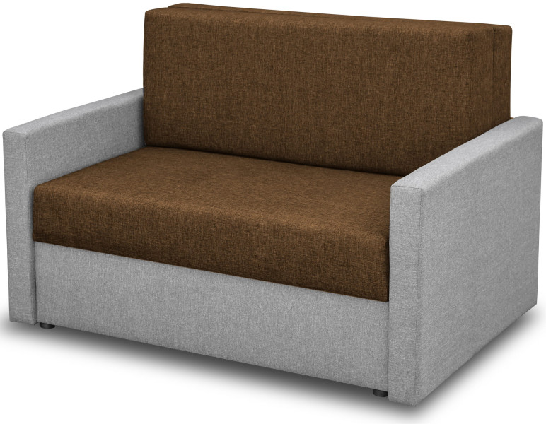 Sofa amerykanka rozkładana Tedi 1 Szara/Brązowa 195518