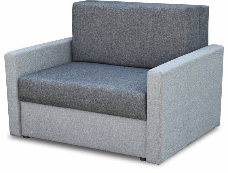 Sofa amerykanka rozkładana Tedi 1 Szara/Grafitowa 195523