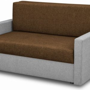 Sofa amerykanka rozkładana Tedi 2 Szara/Brązowa 195685 Sofa amerykanka rozkładana Tedi 2 Szara/Brązowa 195685