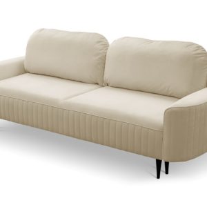 Sofa ANES rozkładana trzyosobowa do salonu – beżowa 725309 Sofa ANES rozkładana trzyosobowa do salonu – beżowa 725309