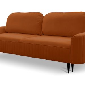 Sofa ANES rozkładana trzyosobowa do salonu – rdzawy kolor 725303 Sofa ANES rozkładana trzyosobowa do salonu – rdzawy kolor 725303