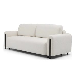 Sofa Arcadova biała/czarny z funkcją spania 758058 Sofa Arcadova biała/czarny z funkcją spania 758058