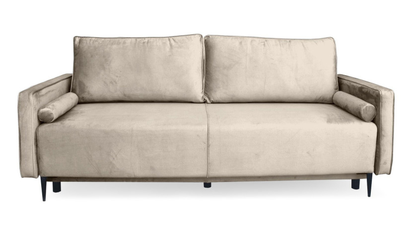 Sofa arosa z funkcją spania beżowa tkanina castel 03 718341