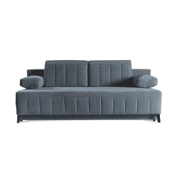 Sofa ARUNA do salonu z wygodymi poduszkami Ciemnoniebieski 351516
