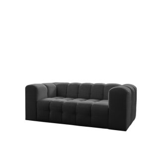 Sofa Baloo, 2-osobowa, do salonu, tkanina Moly, antracyt 806416 Sofa Baloo, 2-osobowa, do salonu, tkanina Moly, antracyt 806416