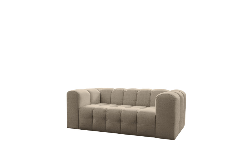 Sofa Baloo, 2-osobowa, do salonu, tkanina Moly, beż 806412