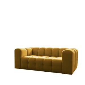 Sofa Baloo, 2-osobowa, do salonu, tkanina Tiffany, miodowy 806406 Sofa Baloo, 2-osobowa, do salonu, tkanina Tiffany, miodowy 806406