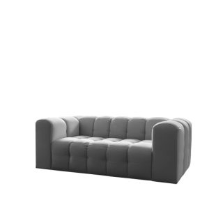 Sofa Baloo, 2-osobowa, do salonu, tkanina Tiffany, szary 806442 Sofa Baloo, 2-osobowa, do salonu, tkanina Tiffany, szary 806442