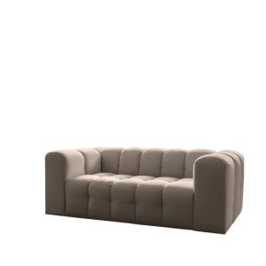 Sofa Baloo, 2-osobowa, do salonu, tkanina Tiffany, taupe 806455 Sofa Baloo, 2-osobowa, do salonu, tkanina Tiffany, taupe 806455