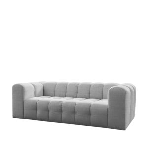 Sofa Baloo, 3-osobowa, do salonu, tkanina Moly, jasnoszary 806404 Sofa Baloo, 3-osobowa, do salonu, tkanina Moly, jasnoszary 806404