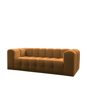 Sofa Baloo, 3-osobowa, do salonu, tkanina Moly, pomarańcz 806424 Sofa Baloo, 3-osobowa, do salonu, tkanina Moly, pomarańcz 806424