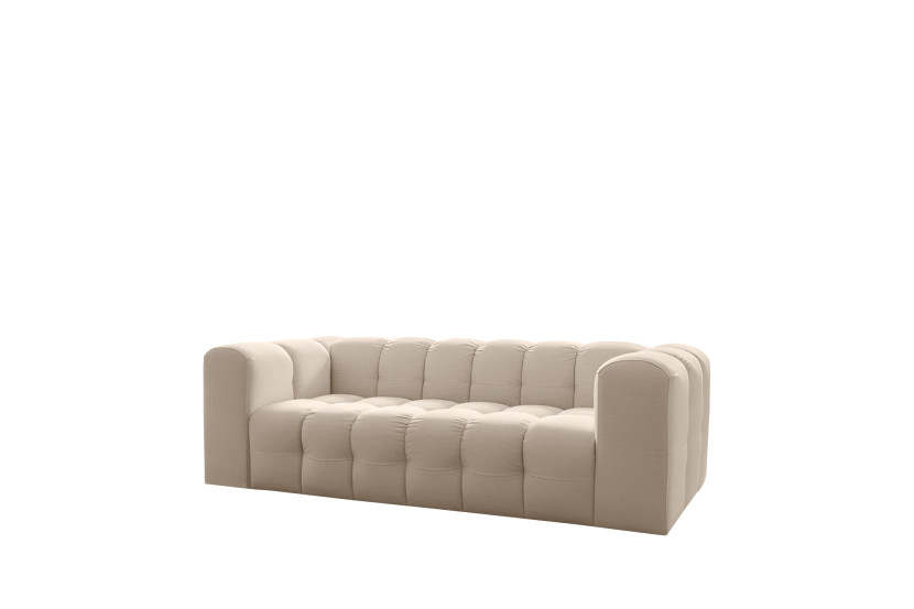 Sofa Baloo, 3-osobowa, do salonu, tkanina Tiffany, beż 806428