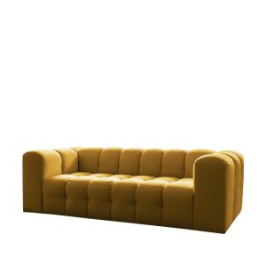 Sofa Baloo, 3-osobowa, do salonu, tkanina Tiffany, miodowy 806403 Sofa Baloo, 3-osobowa, do salonu, tkanina Tiffany, miodowy 806403